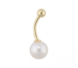 Bauchnabelpiercing mit Perle