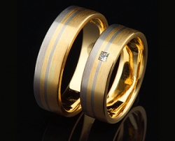 Hochzeitsringe Princess-Diamant