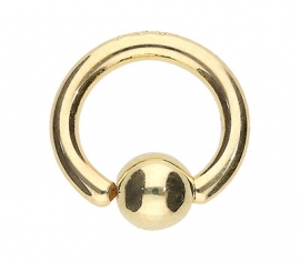 Klemmkugelring Gold 1,6 mm