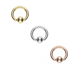 Klemmkugelring Gold 1,6 mm