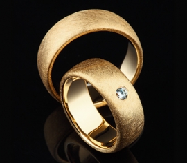 Trauringe Gold Brillant