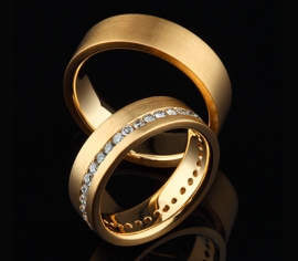 Trauringe Brillanten 0,70 ct.