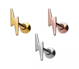 Gold Ohrpiercing Blitz
