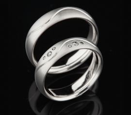 Eheringe mit Brillanten