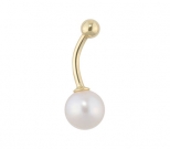 Bauchnabelpiercing mit Perle