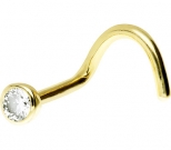 Nasenpiercing Gold 2,2 mm